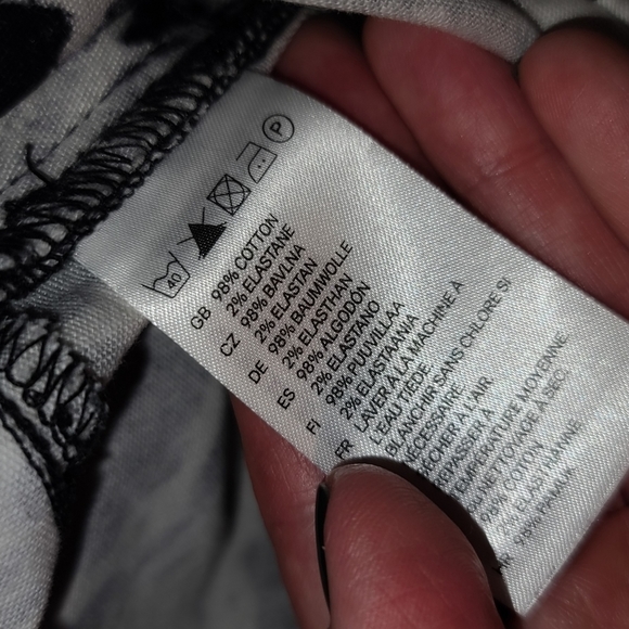 Black & white printed skinny pants , H&M - Picture 13 of 13